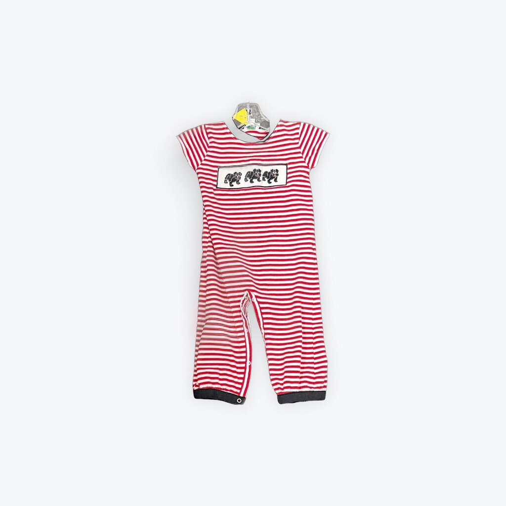 smocked ga romper