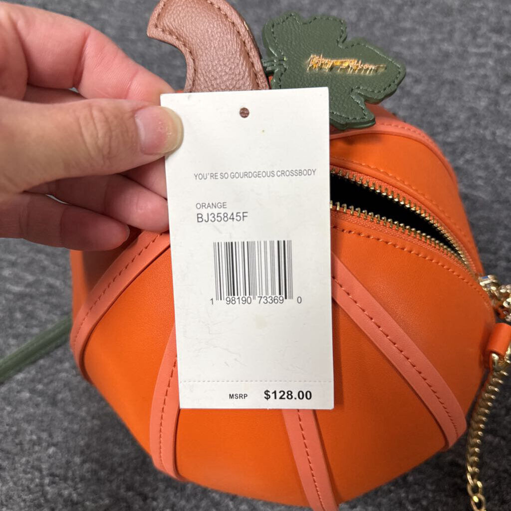 Betsy Johnson pumpkin purse