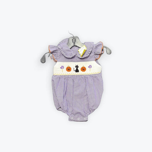 smocked romper
