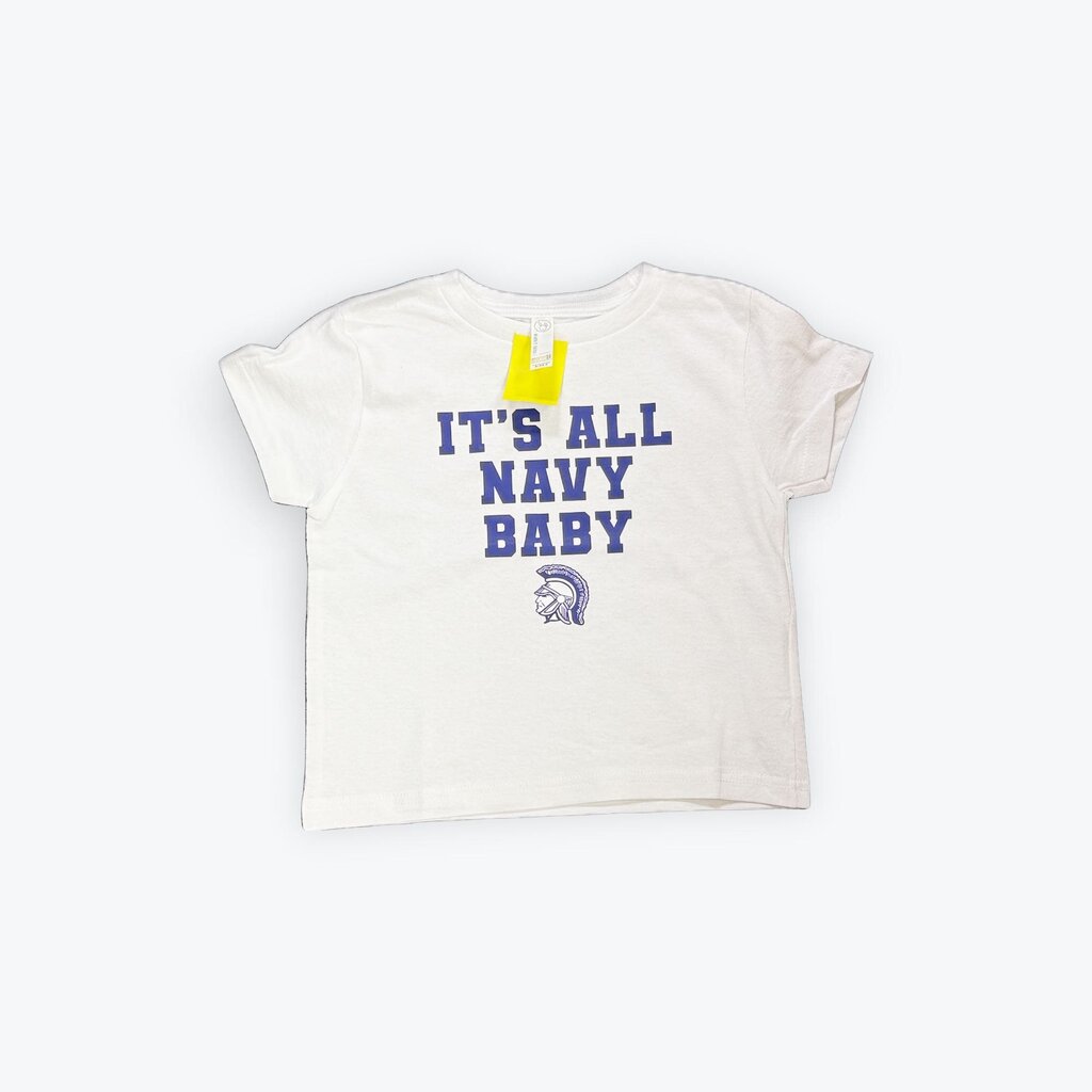 ITS ALL NAVY BABY TEE KIDS