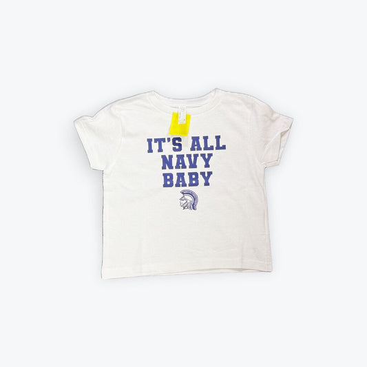 ITS ALL NAVY BABY TEE KIDS