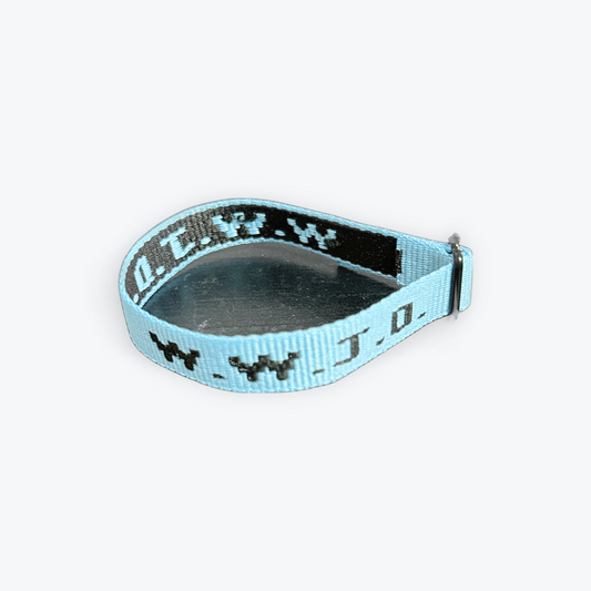 WWJD Bracelet blue