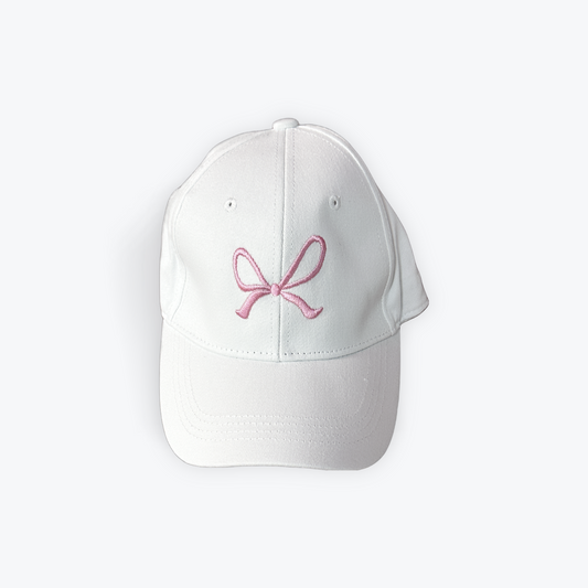 White Bow hat